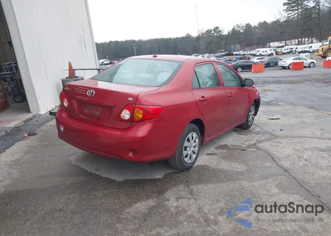 2009 Toyota Corolla Le из США, поврежденный, VIN 2T1BU40E79C154031